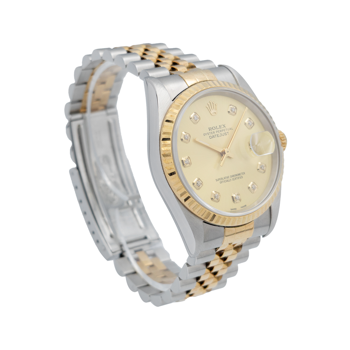 Rolex 16233 36mm Datejust Champagne Dial