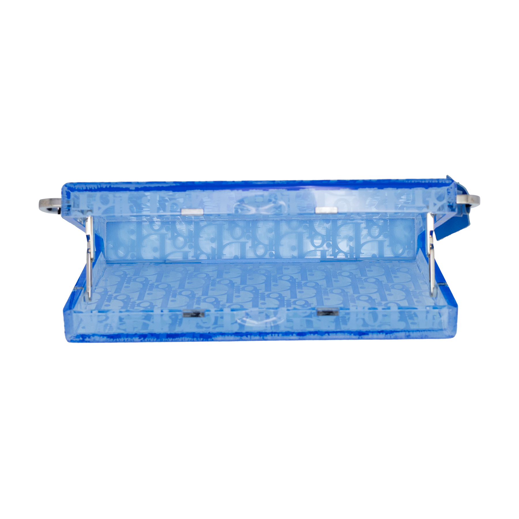 Christian Dior Blue x Rimowa Plexiglass Pouch Bag for Men My Store