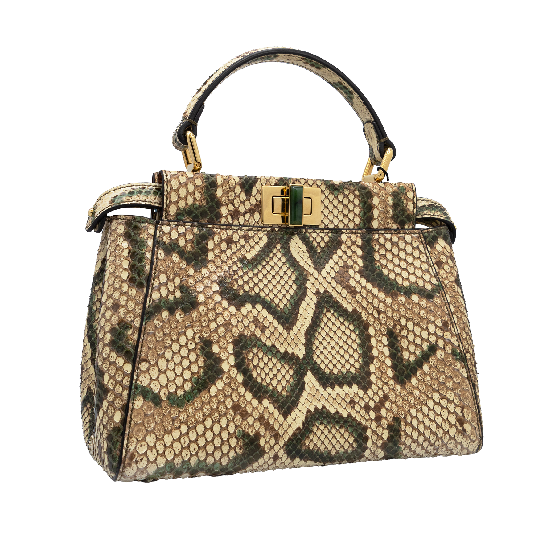 Fendi Peekaboo Mini Python Bag My Store