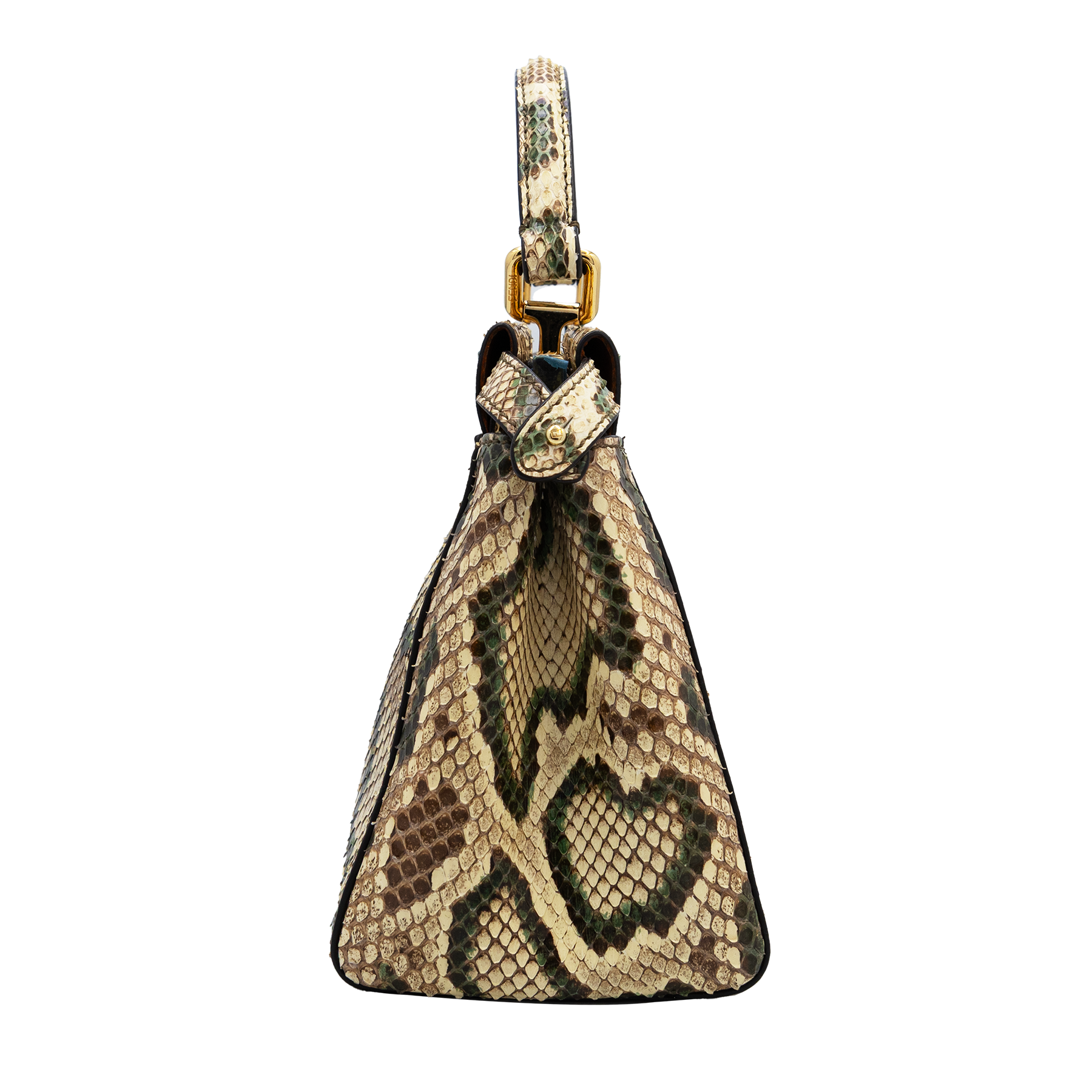 Fendi Peekaboo Mini Python Bag