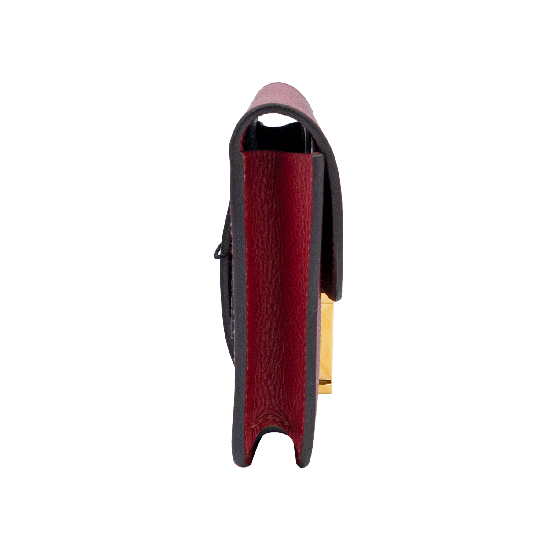 Hermes Rouge H Constance Evercolor Slim Wallet My Store