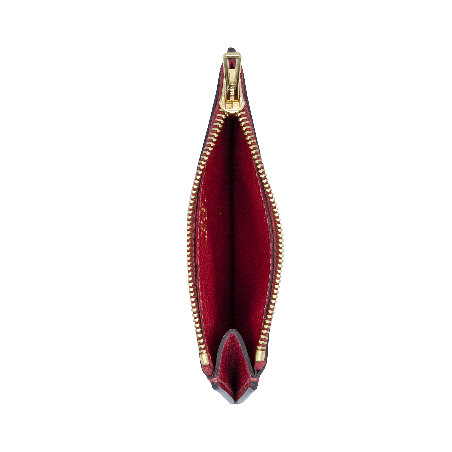 Hermes Rouge H Constance Evercolor Slim Wallet My Store