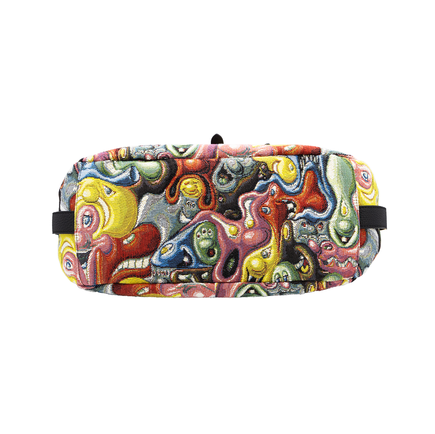 DIOR X KENNY SCHARF Jacquard Printed Soft Saddle Bag My Store