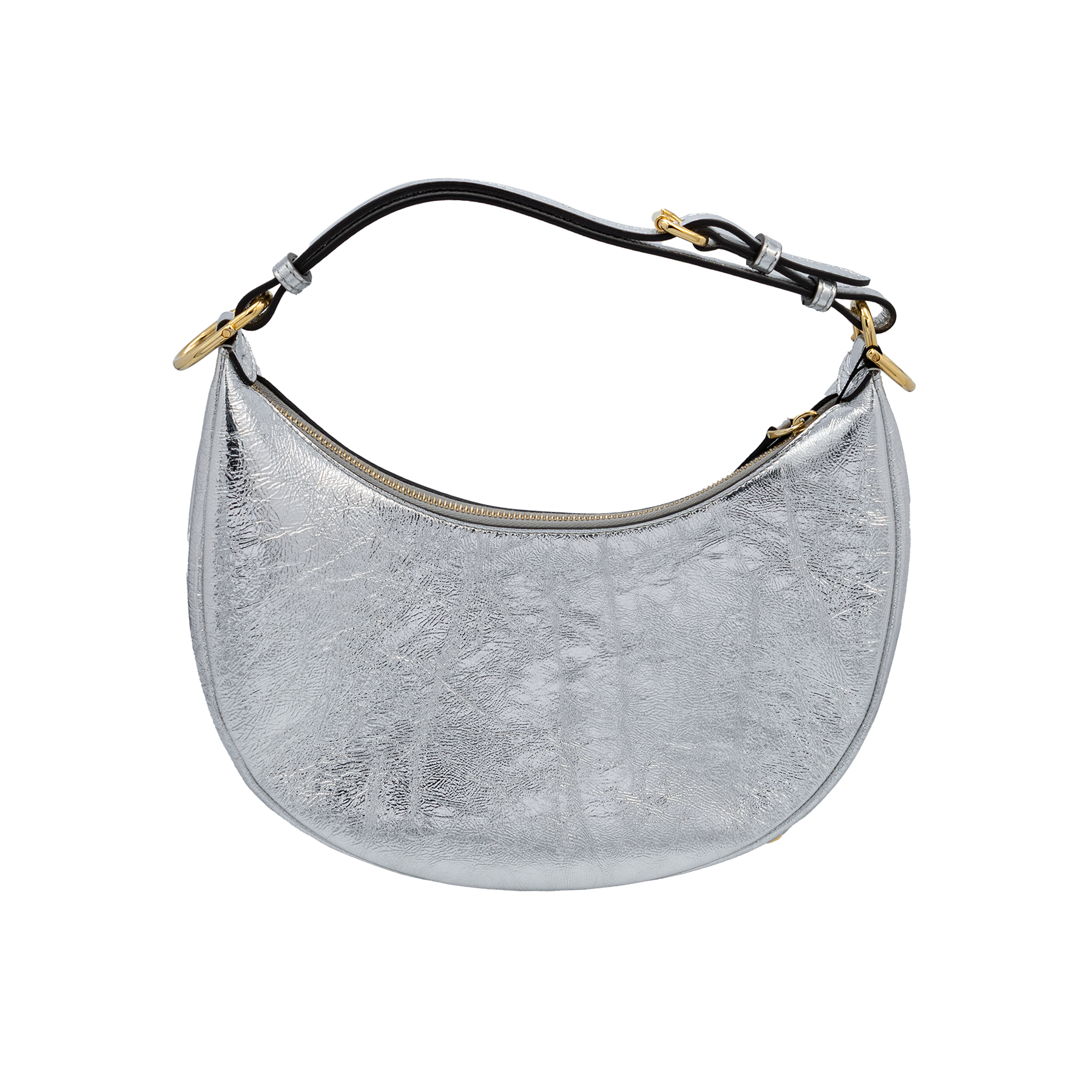 Fendi Fendigraphy Metallic Leather Small Bag