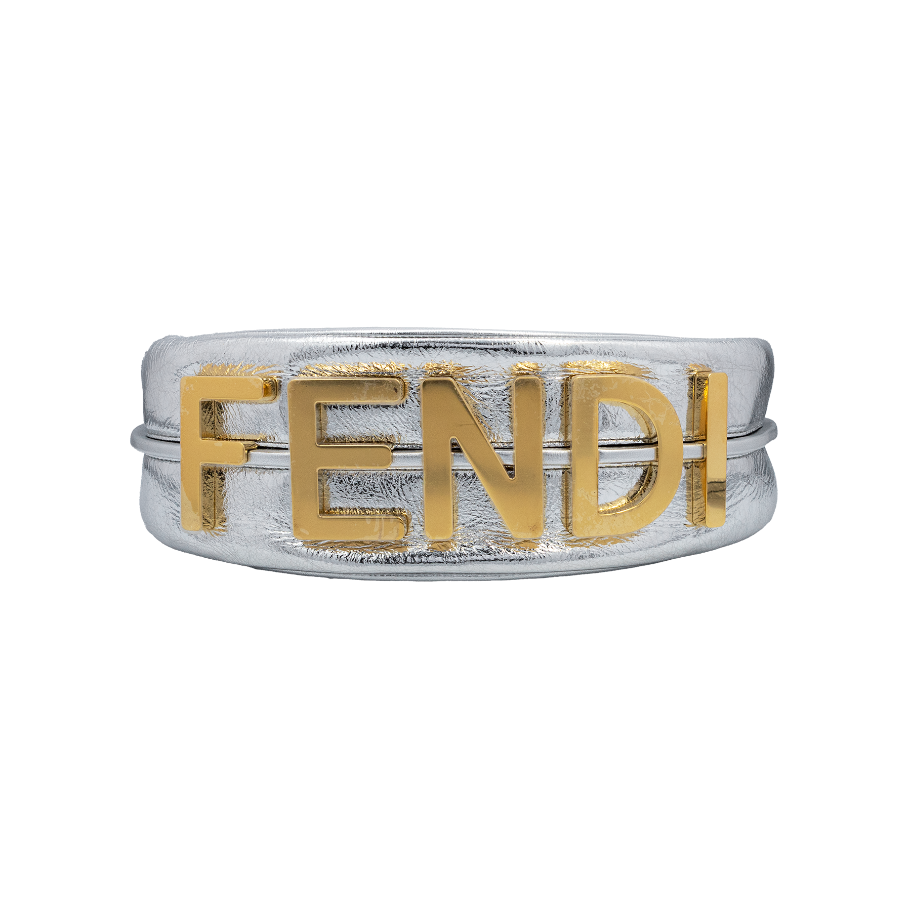 Fendi Fendigraphy Metallic Leather Small Bag