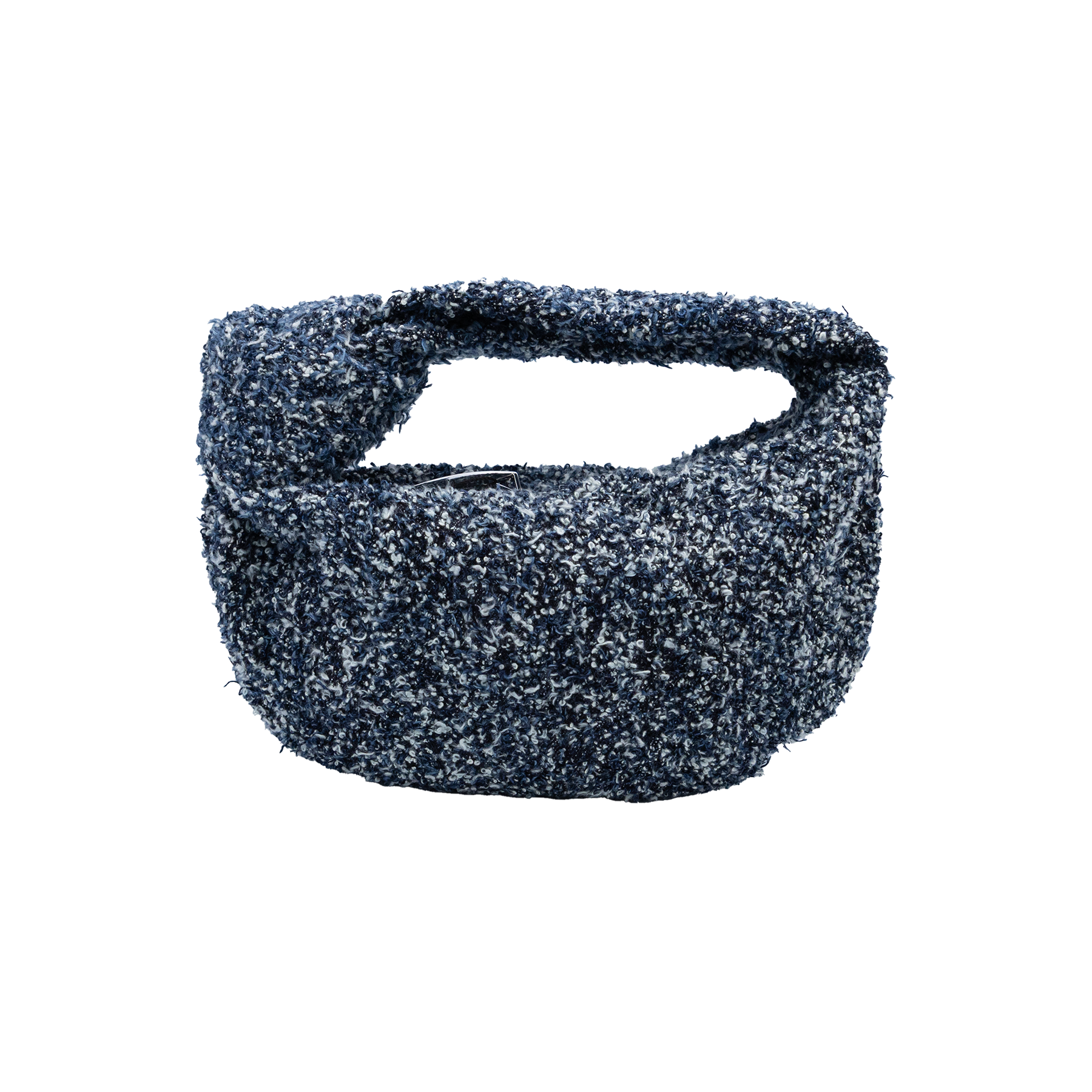 Bottega Veneta Navy Blue Mini Jodie Bouclé Denim Bag My Store