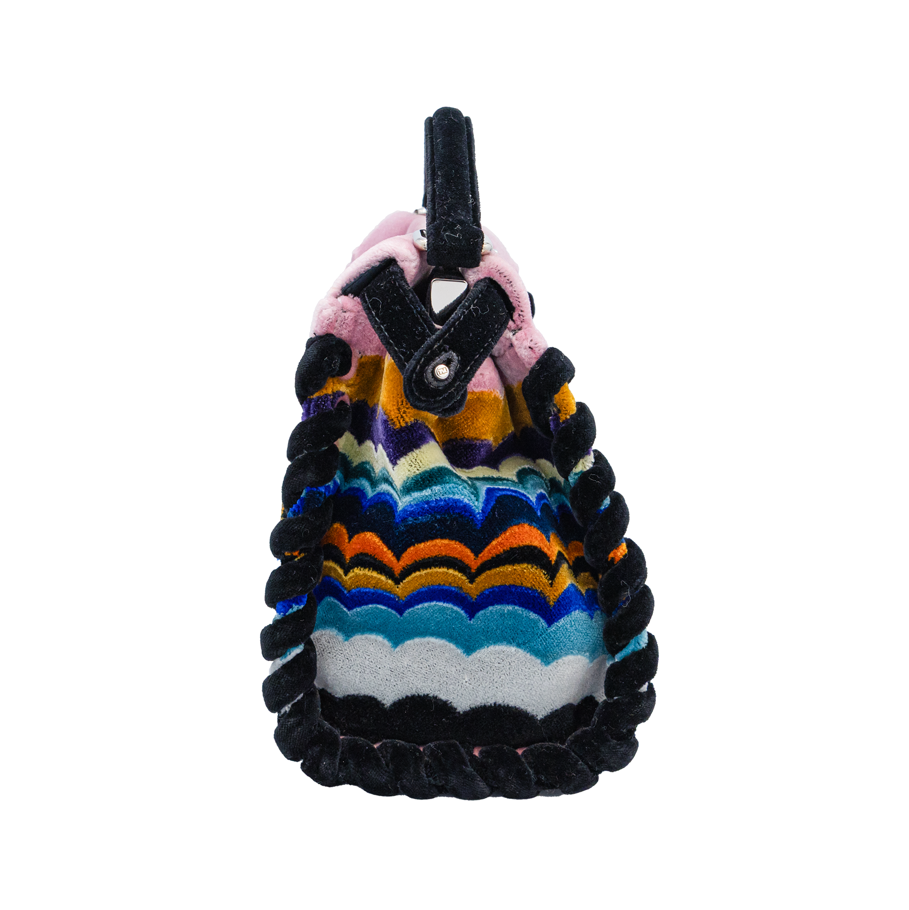 Fendi Peekaboo Embroidered Velvet Mini Bag My Store