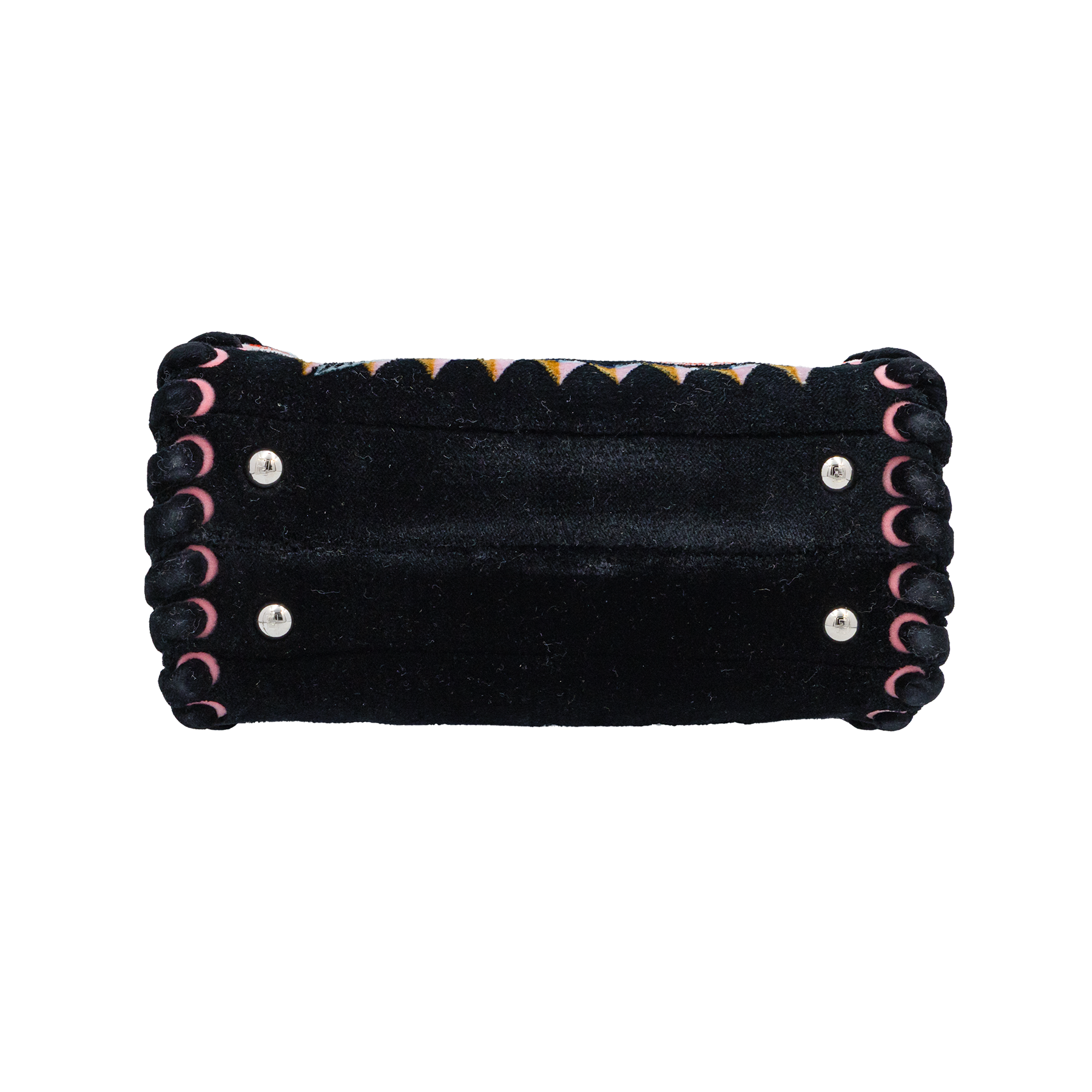 Fendi Peekaboo Embroidered Velvet Mini Bag My Store