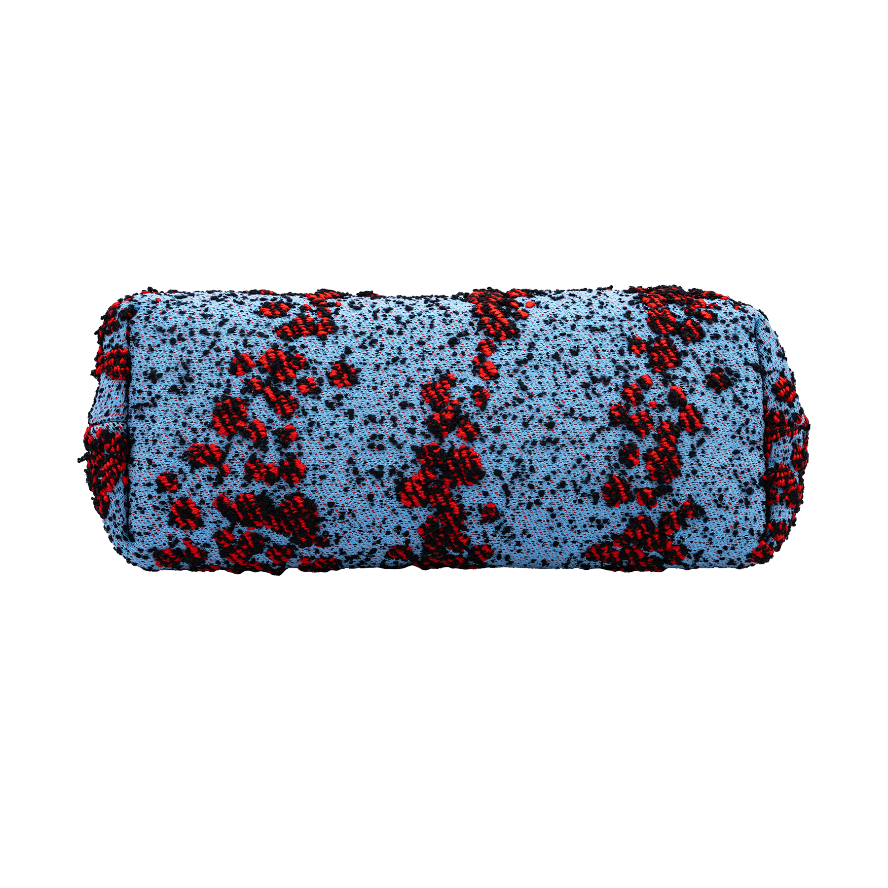 Bottega Veneta Bicolor Textured Fabric Medium The Point Triangle Bag