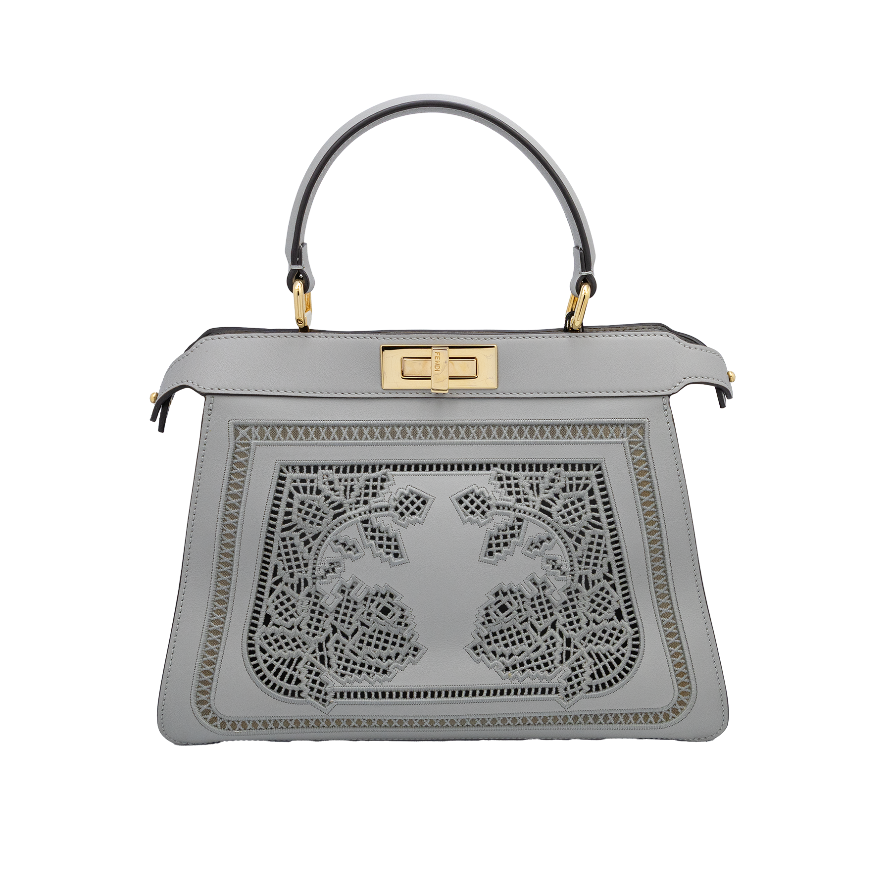 FENDI PEEKABOO ISEEU Embroidery Medium Bag