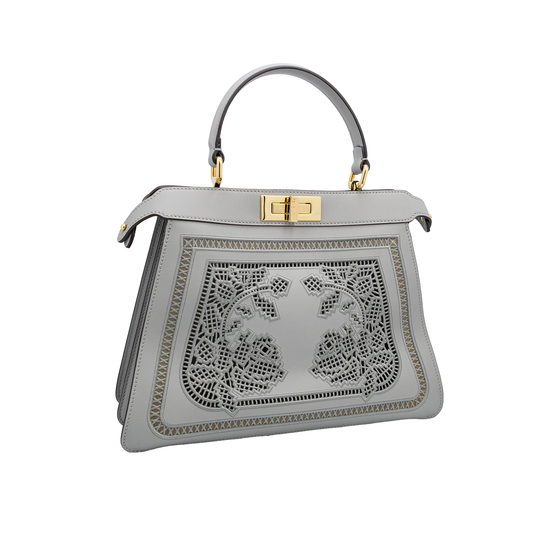 FENDI PEEKABOO ISEEU Embroidery Medium Bag