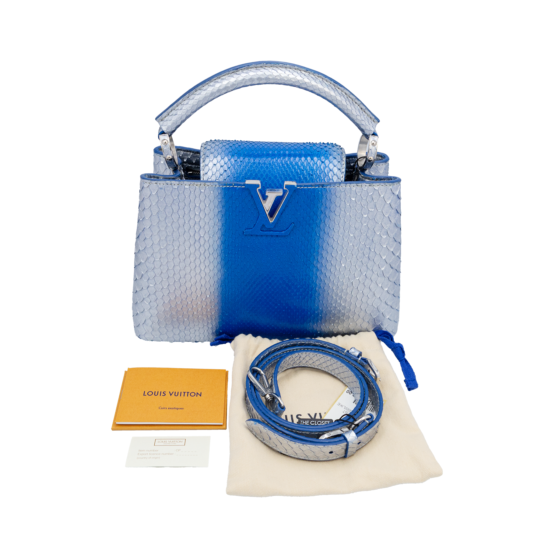 Louis Vuitton Bicolor Python Capucines BB Bag My Store