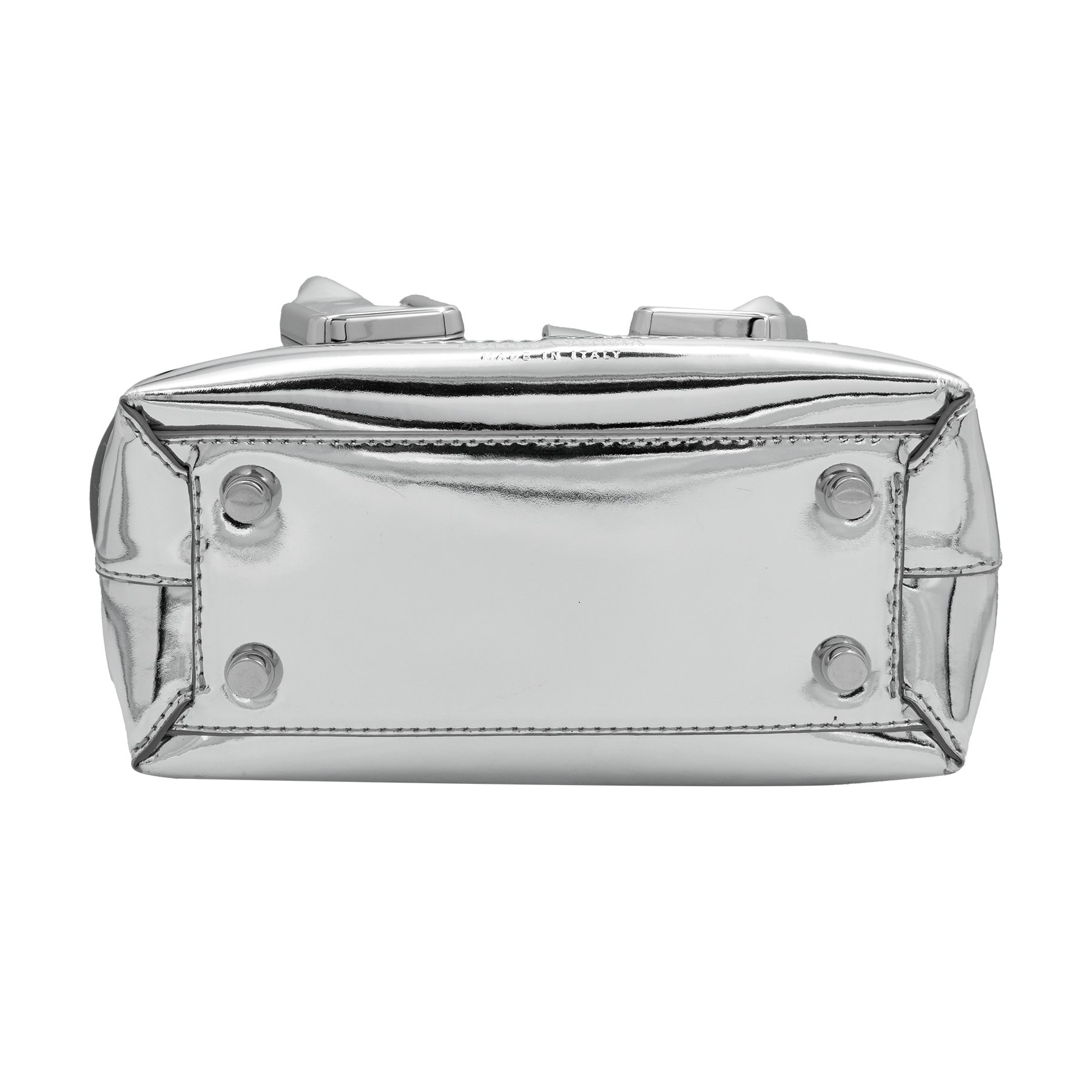 Bottega Veneta Metallic Silver Mini Arco Bag My Store