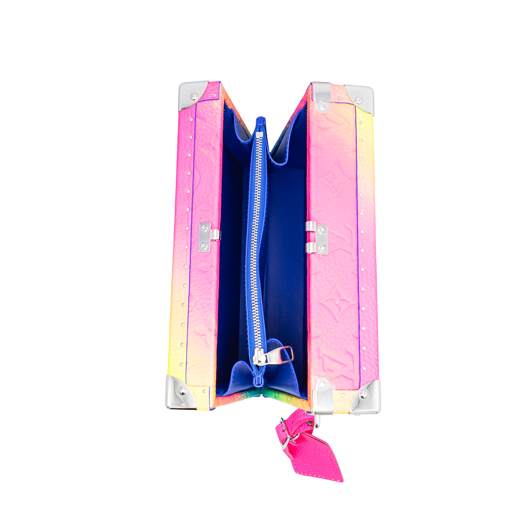 Louis Vuitton x Virgil Abloh Rainbow Monogram Illusion Soft Trunk Bag My Store
