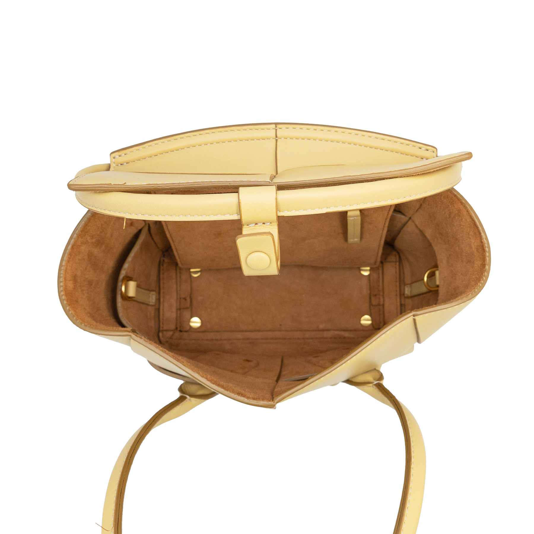 Bottega Veneta Beige Mini Arco French Bag