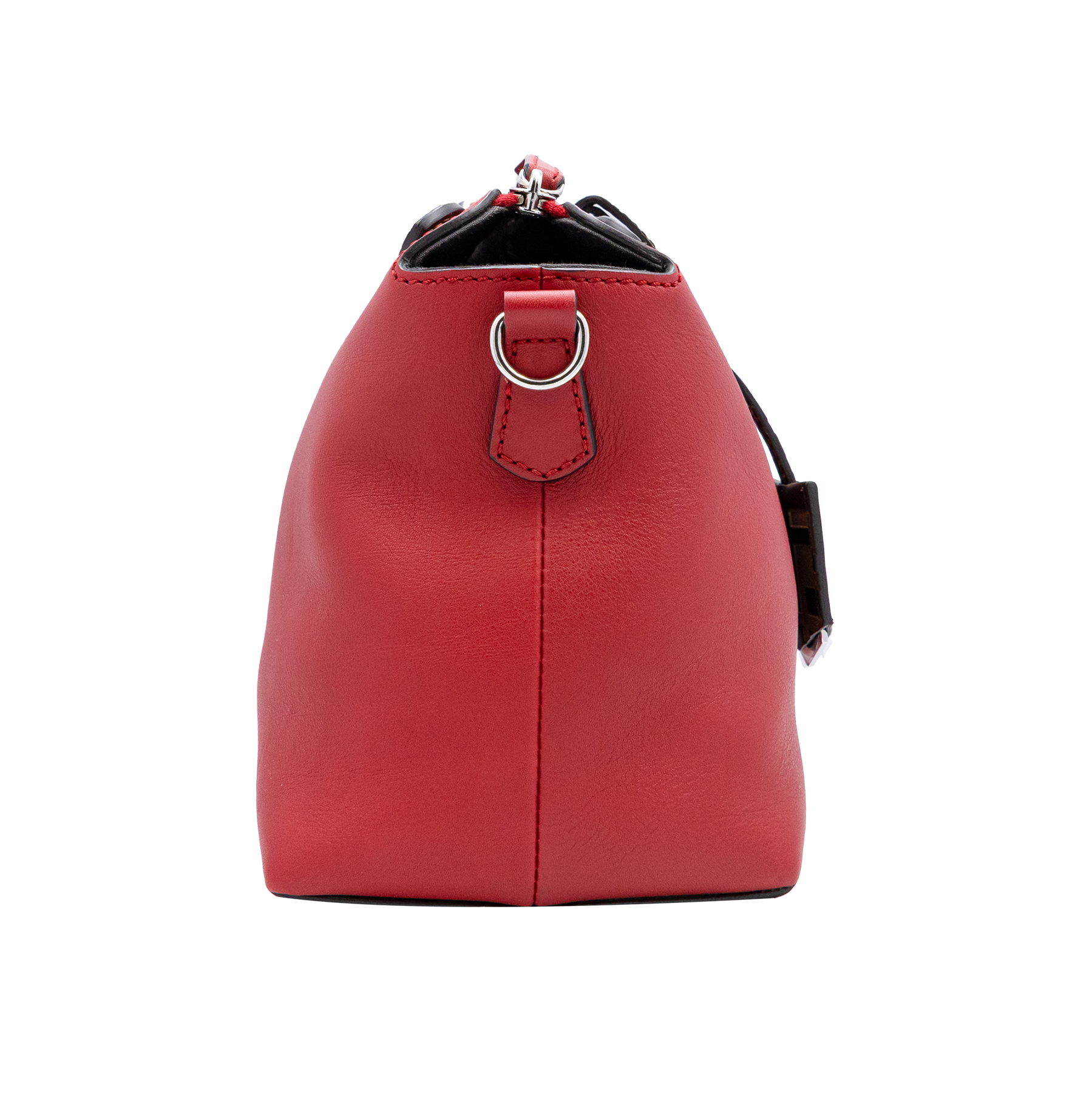 Fendi Medium By the Way Leather shoulder Bag in red