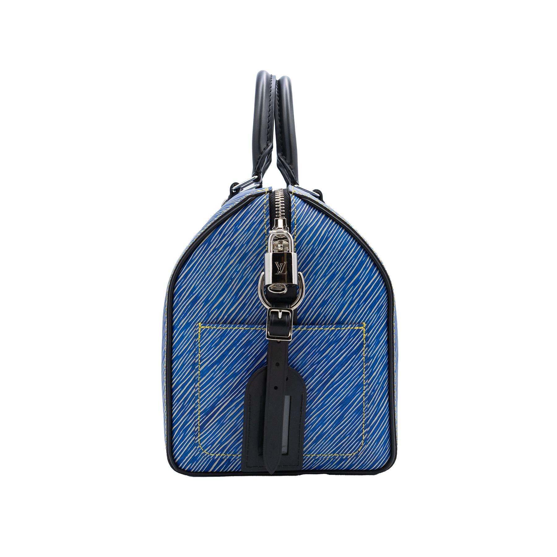 Louis Vuitton Speedy Bandouliere 25 2way Handbag M51280 Epi Denim Blue