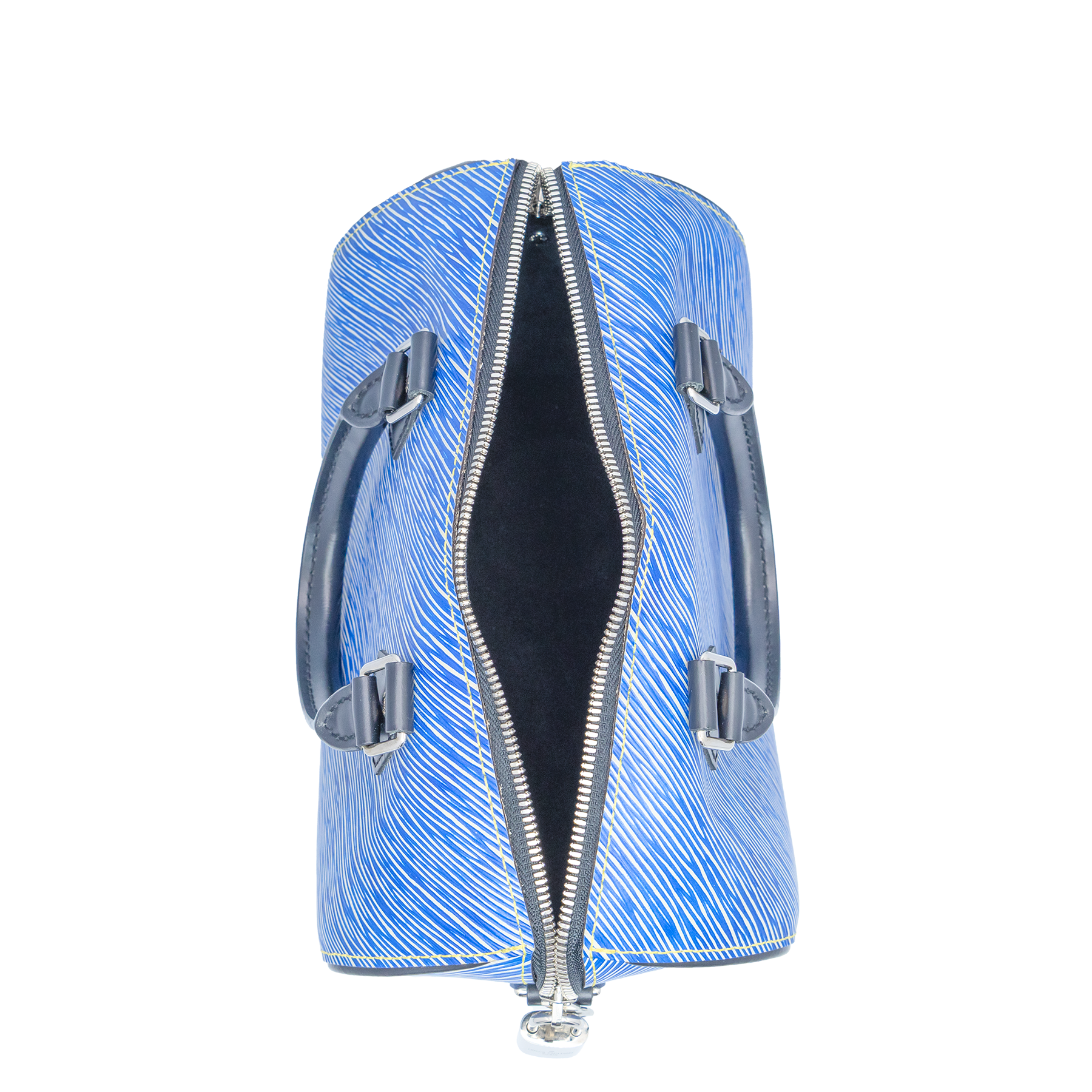 Louis Vuitton Speedy Bandouliere 25 2way Handbag M51280 Epi Denim Blue