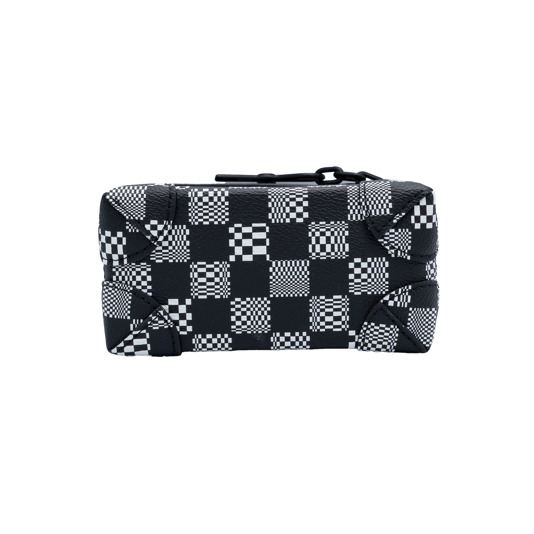 Louis Vuitton BN Black and White Damier Distorted Steamer XS Bag My Store