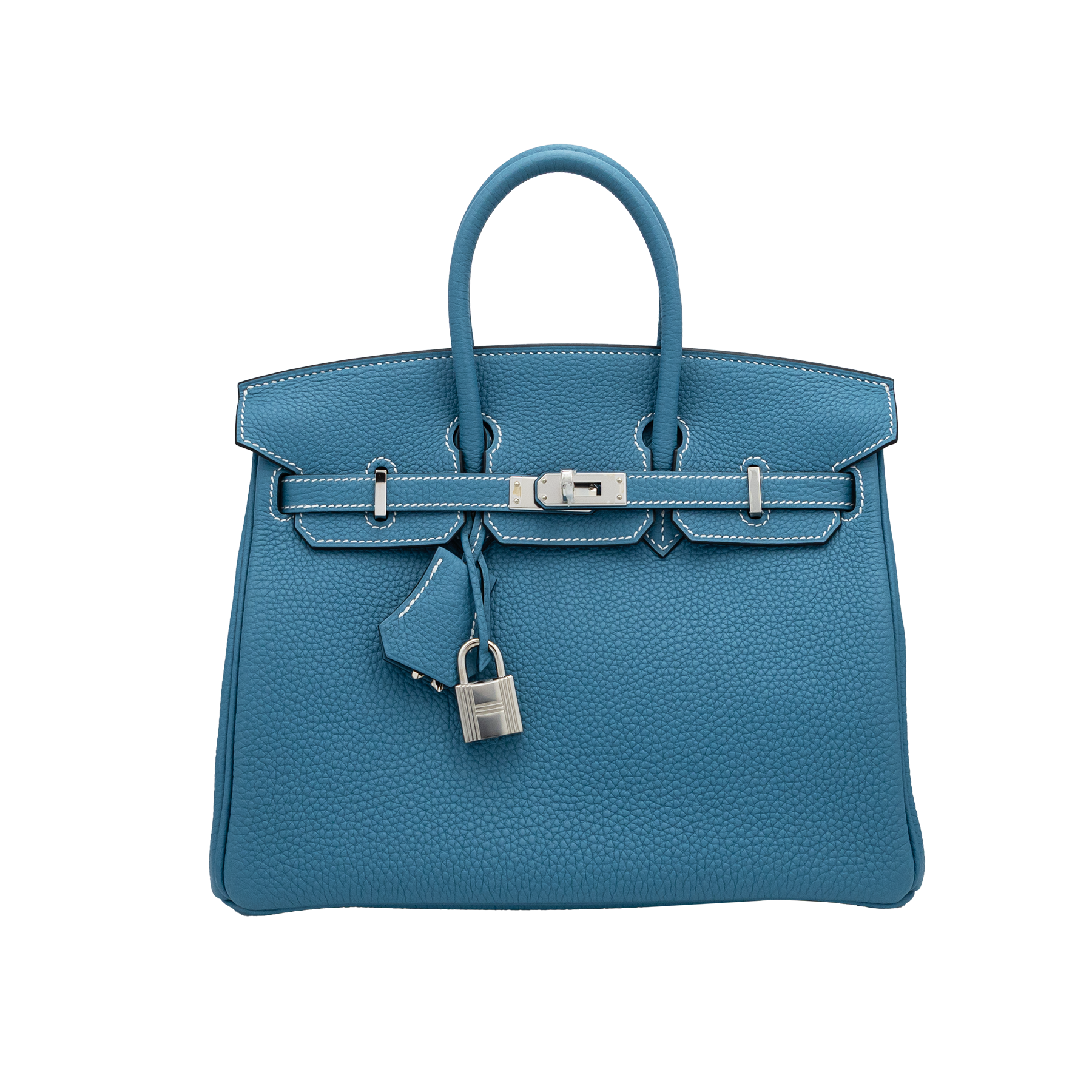 Hermes Birkin 25 Blue Jean - 2023 Full Set