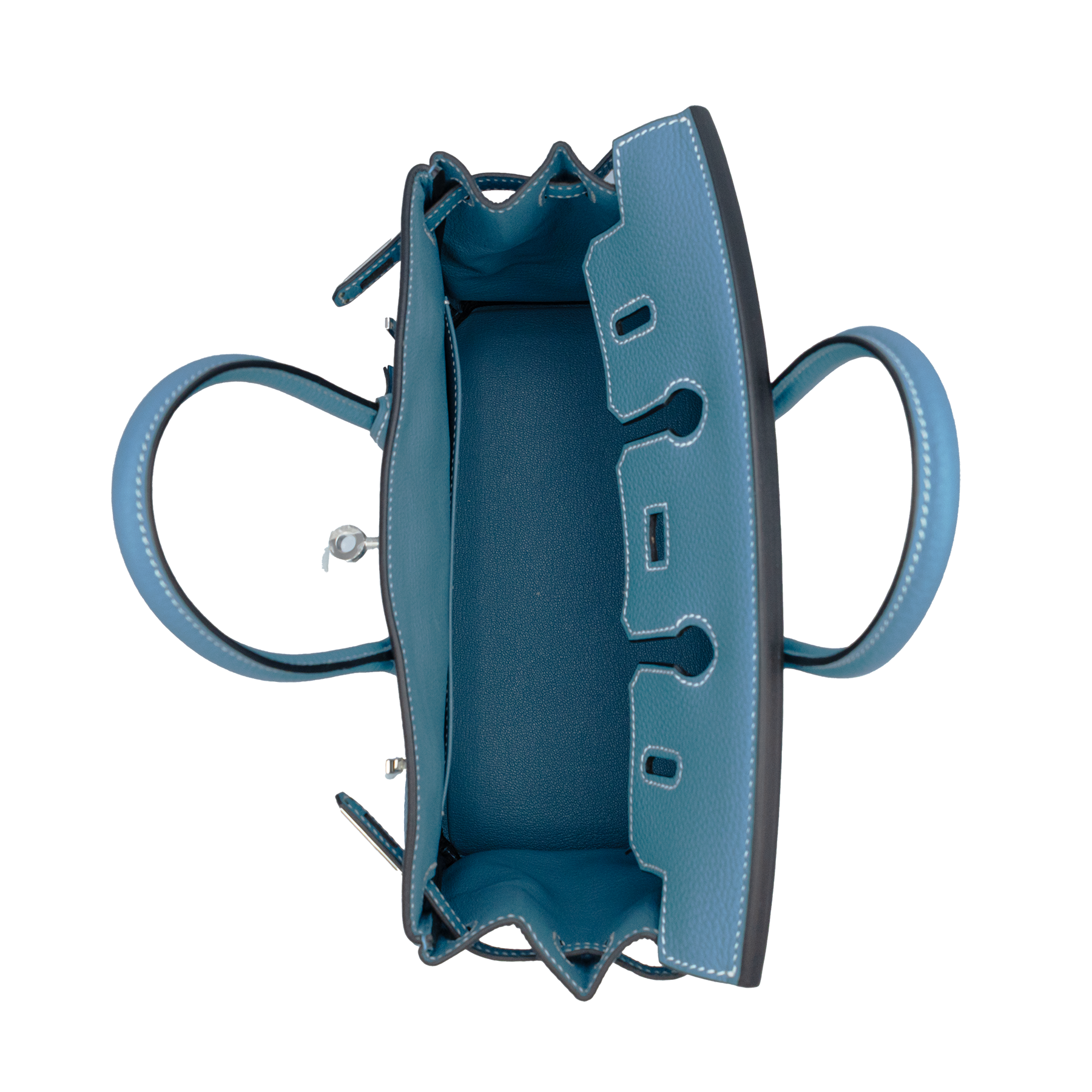 Hermes Birkin 25 Blue Jean - 2023 Full Set