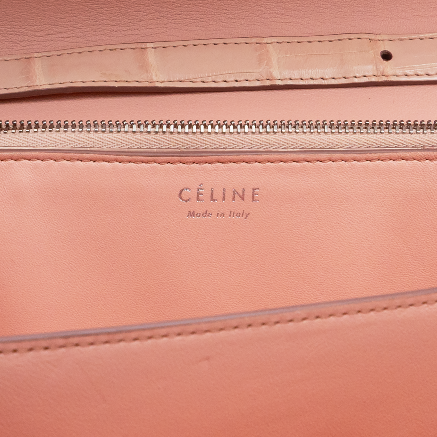 Celine Medium Classic Box Bag in Crocodile Leather