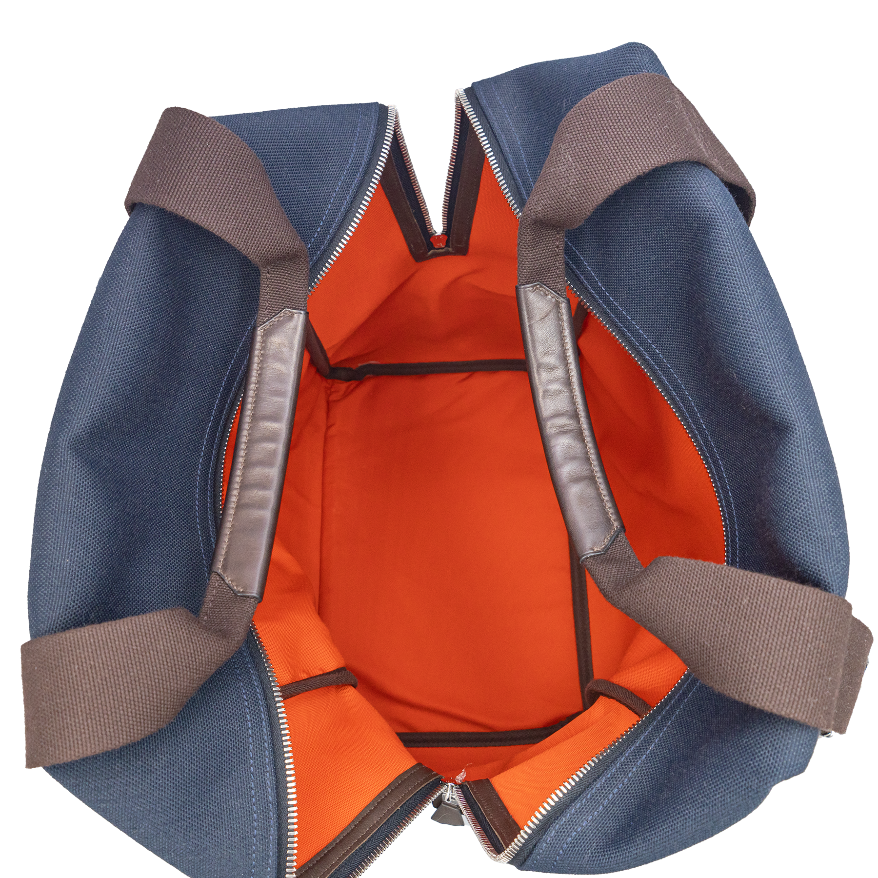 Hermes Bicolor Toile Groom School Backpack Bag My Store