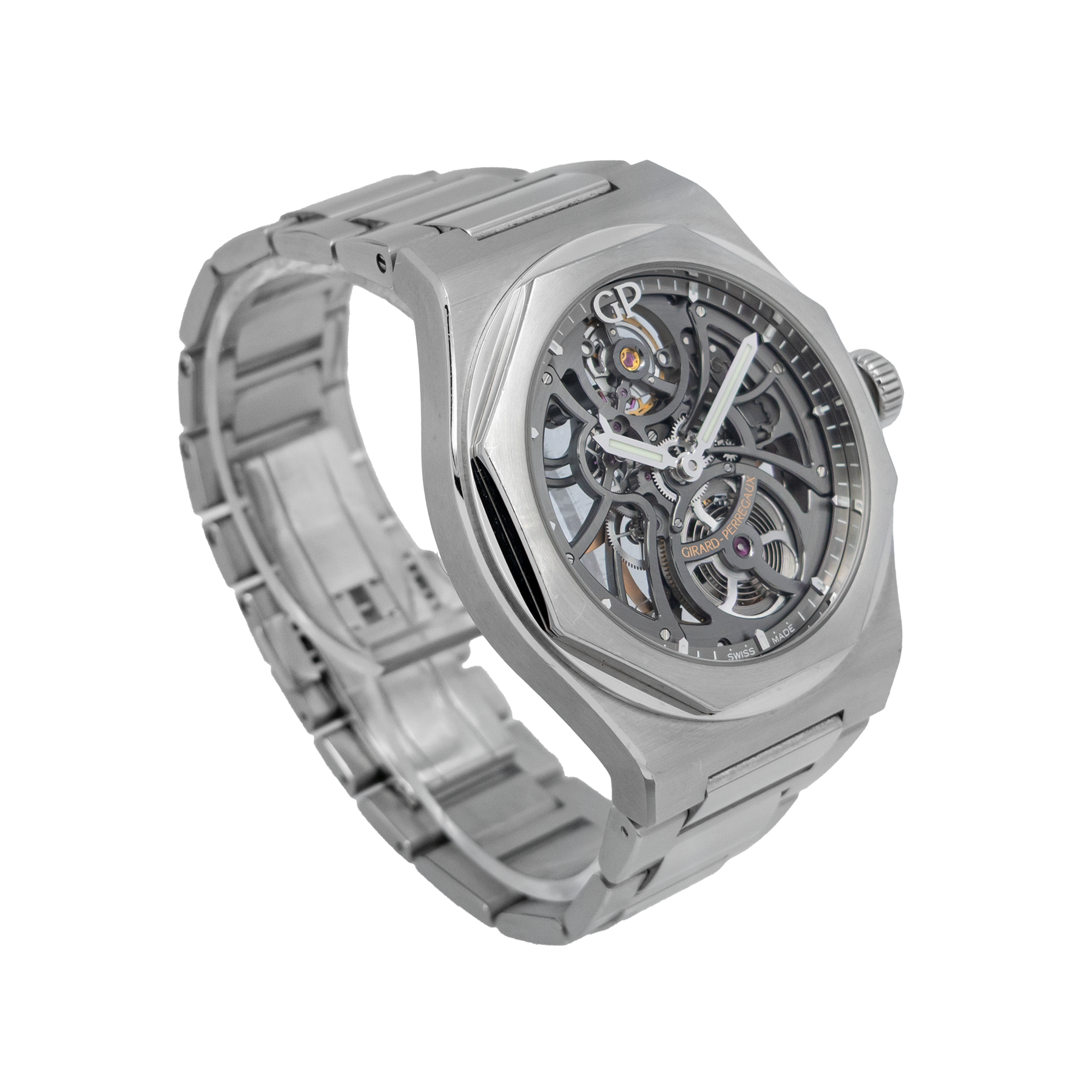 Girard-Perregaux 81015-11-193211A Laureato Skeleton Dial - Watch Only