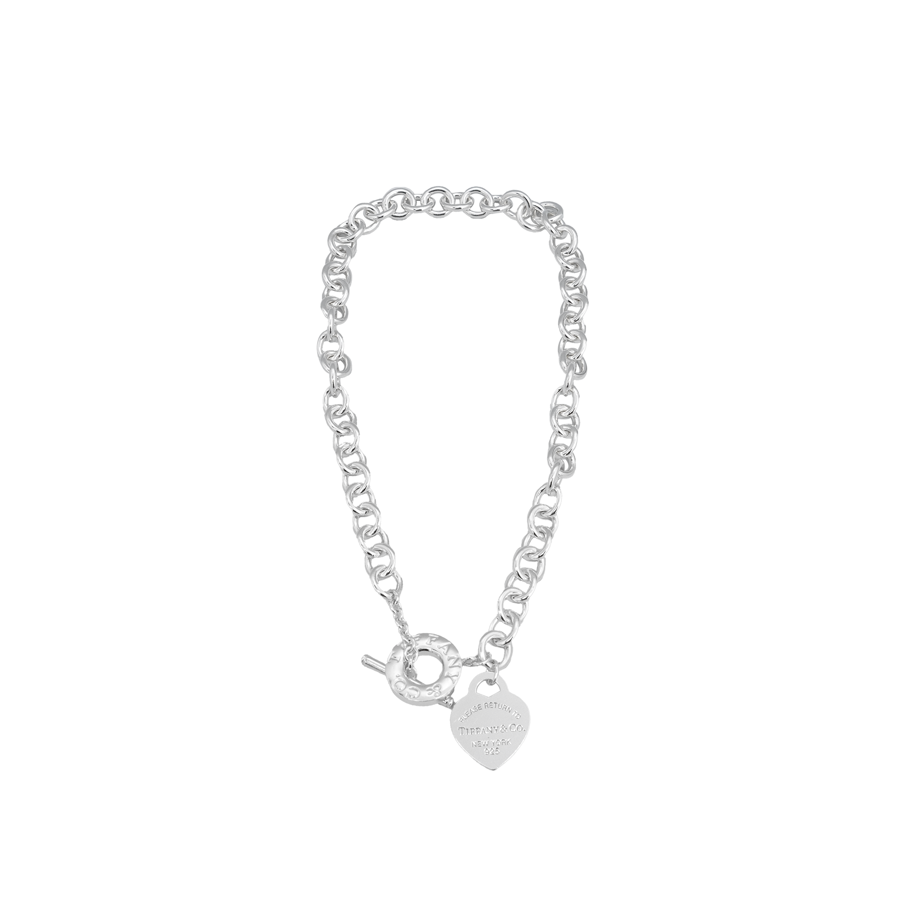 Tiffany & Co Heart Tag Toggle Necklace 2
