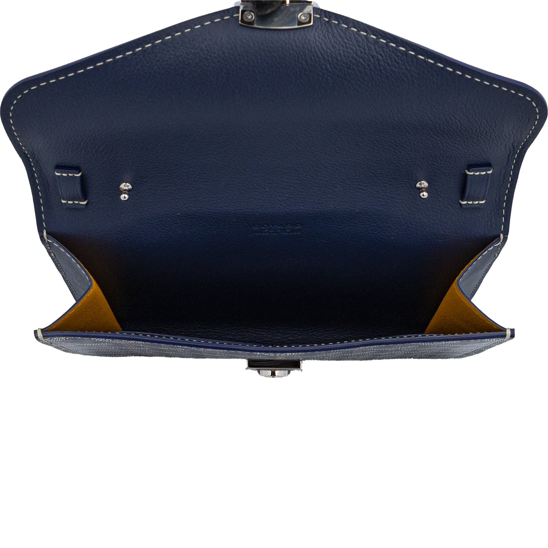 Goyard Pochette Chypre in Navy Blue - New UNWORN Full Set