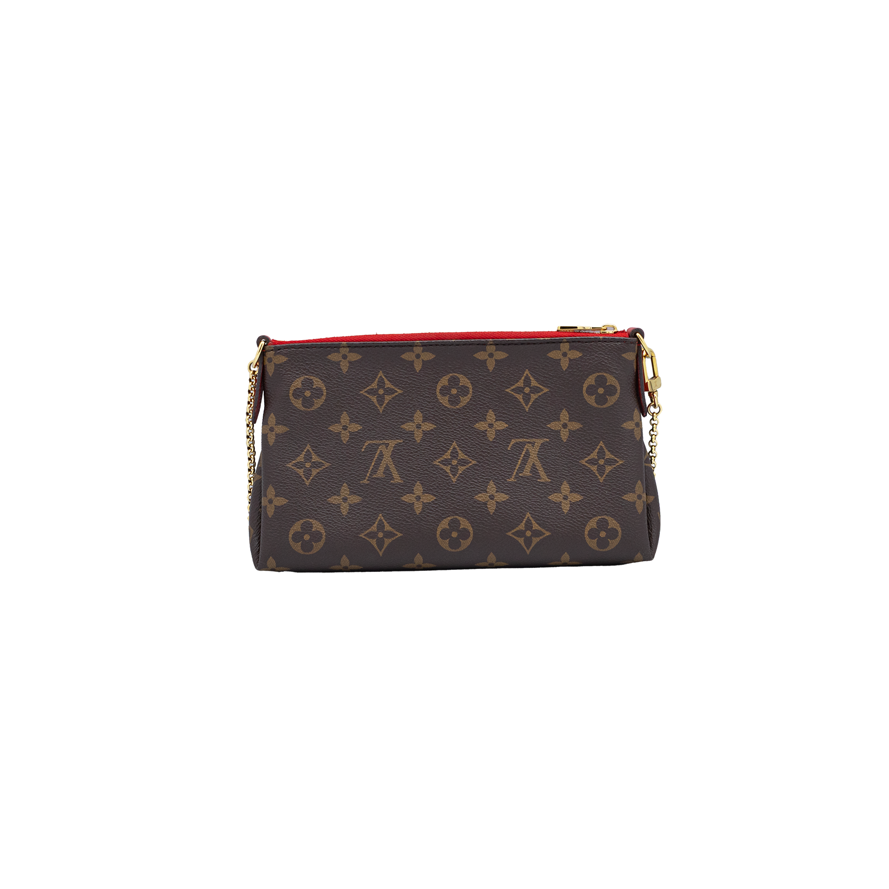 Louis Vuitton Pallas Cherry Monogram Canvas Chain Clutch