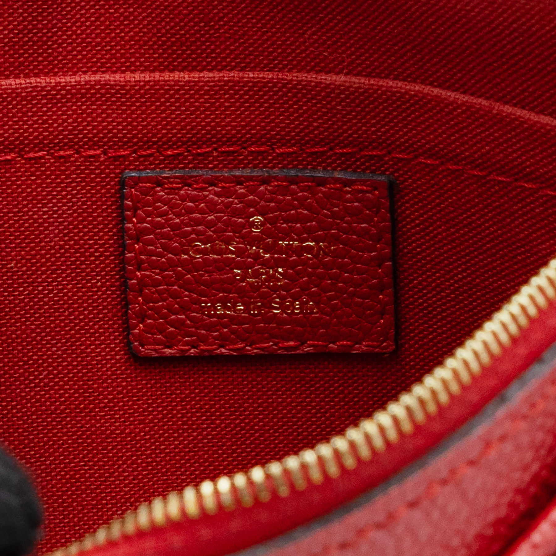 Louis Vuitton Pallas Cherry Monogram Canvas Chain Clutch