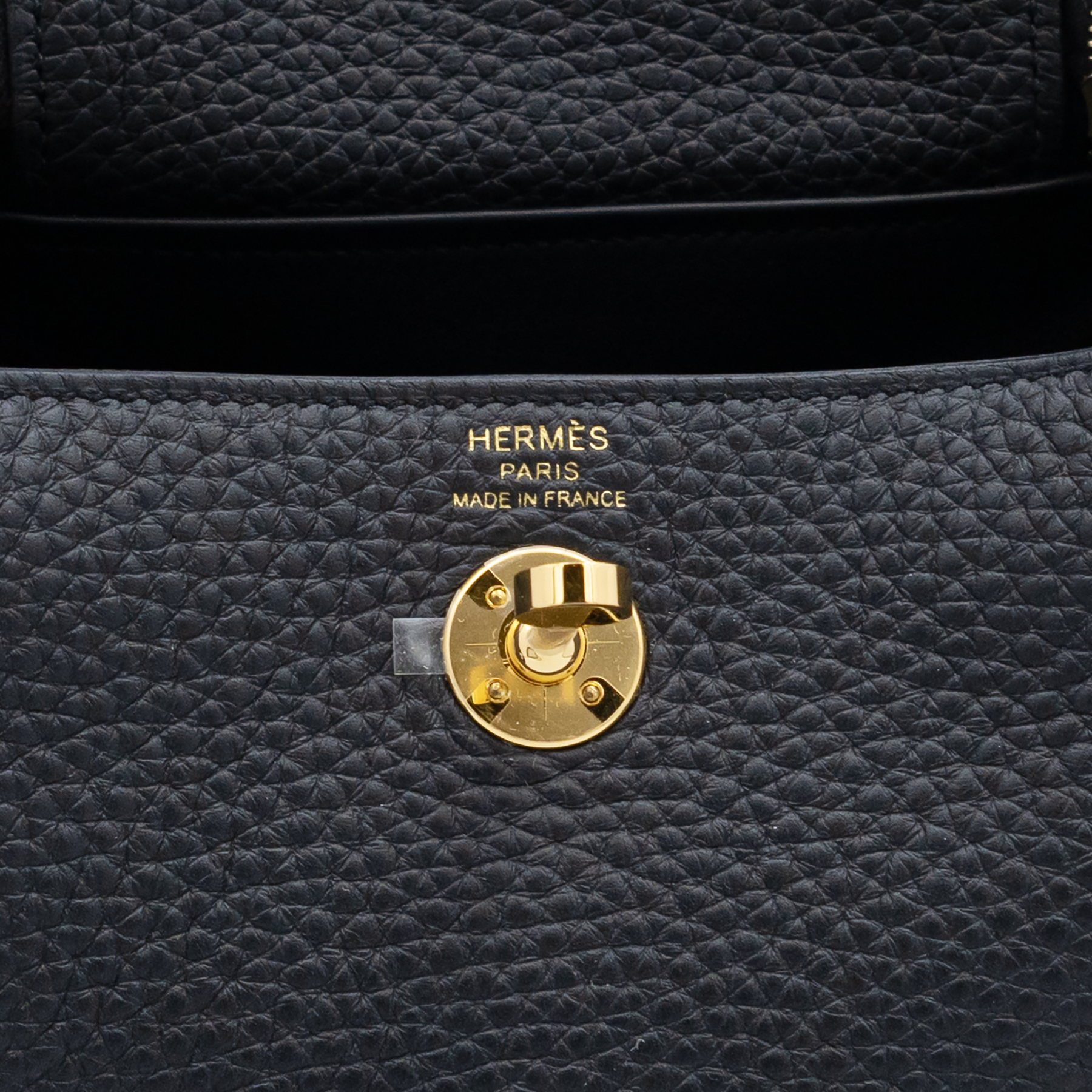 Hermes Lindy Mini II Taurillon Clemence 89 Noir - 2025 As New