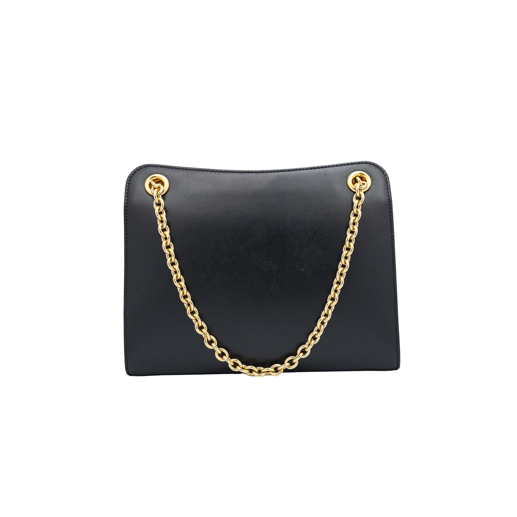 Gucci Zumi Chain Shoulder Bag - Black Leather