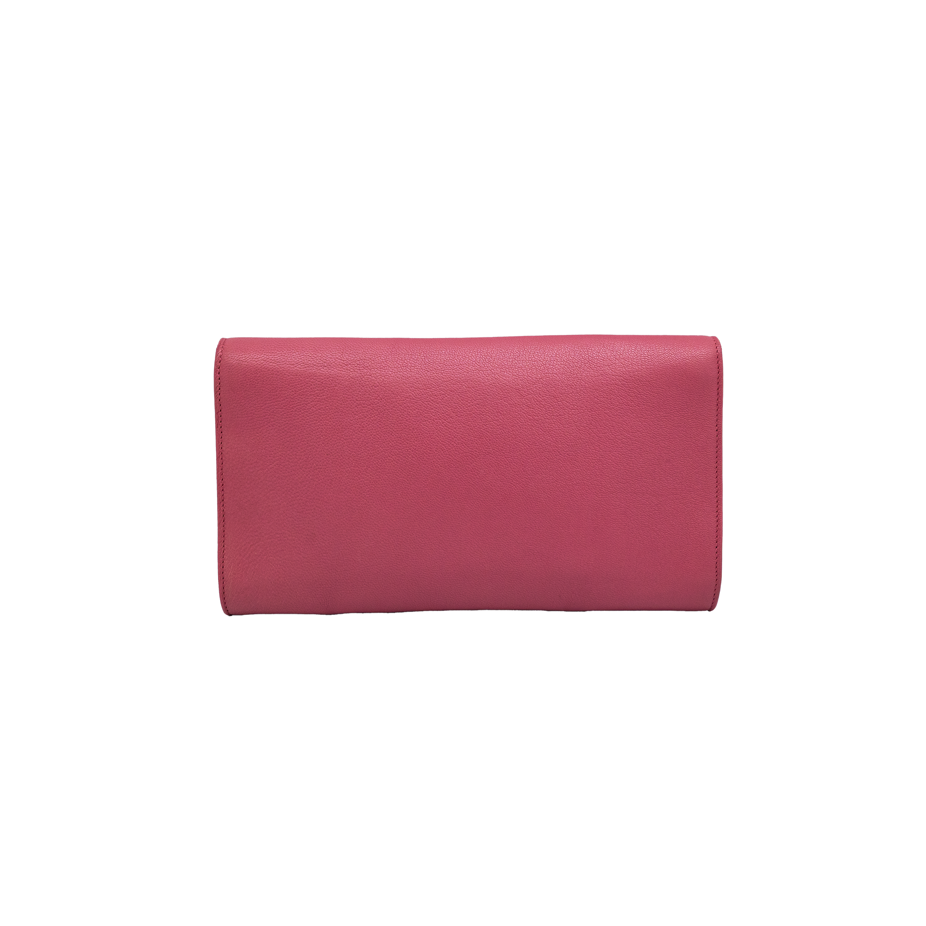 Yves Saint Laurent Fuchsia Patent Leather Belle De Jour Flap Clutch