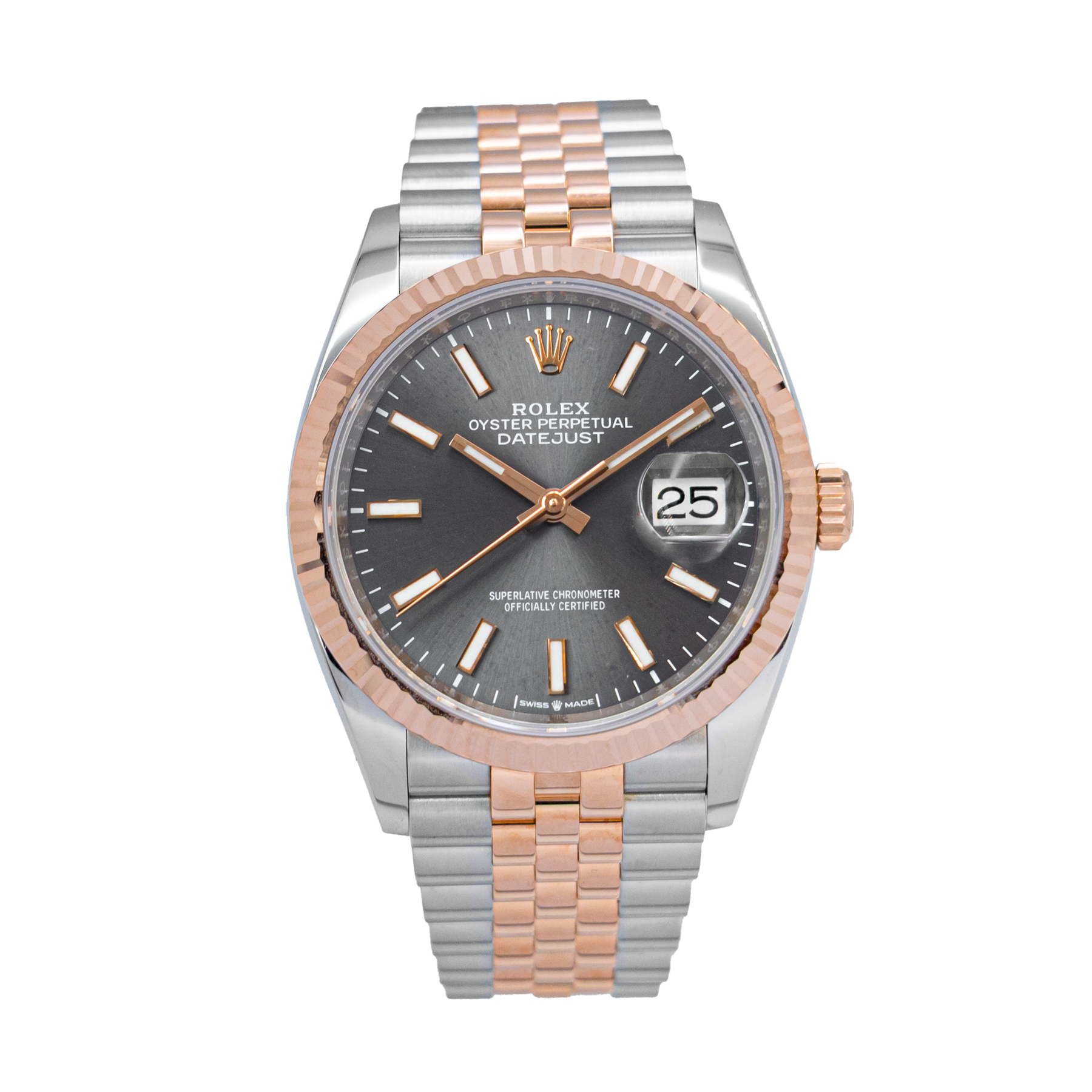 Rolex Datejust 36mm 126231-0013 grey Index Dial - 2019