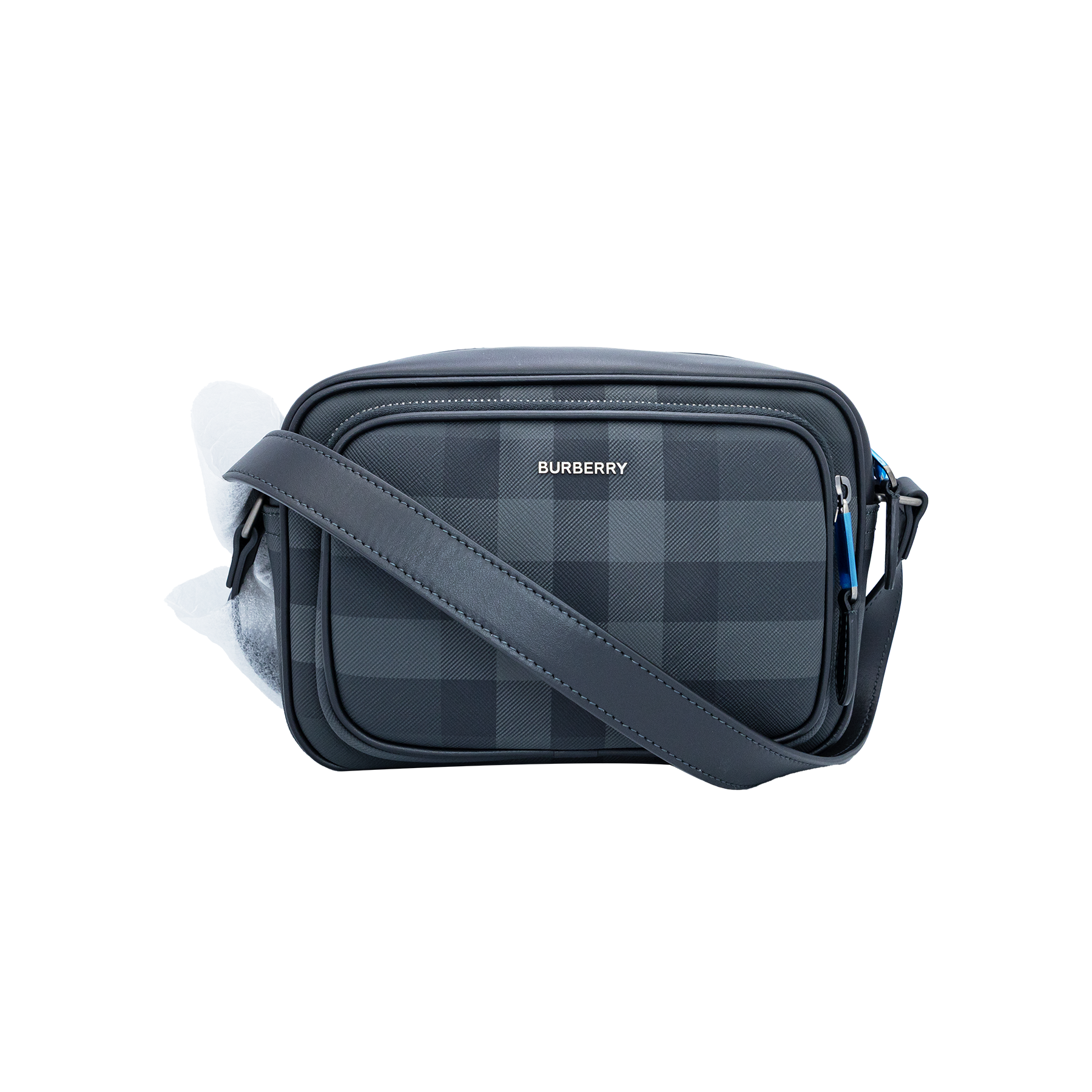 Burberry Paddy Check-Pattern Messenger Bag