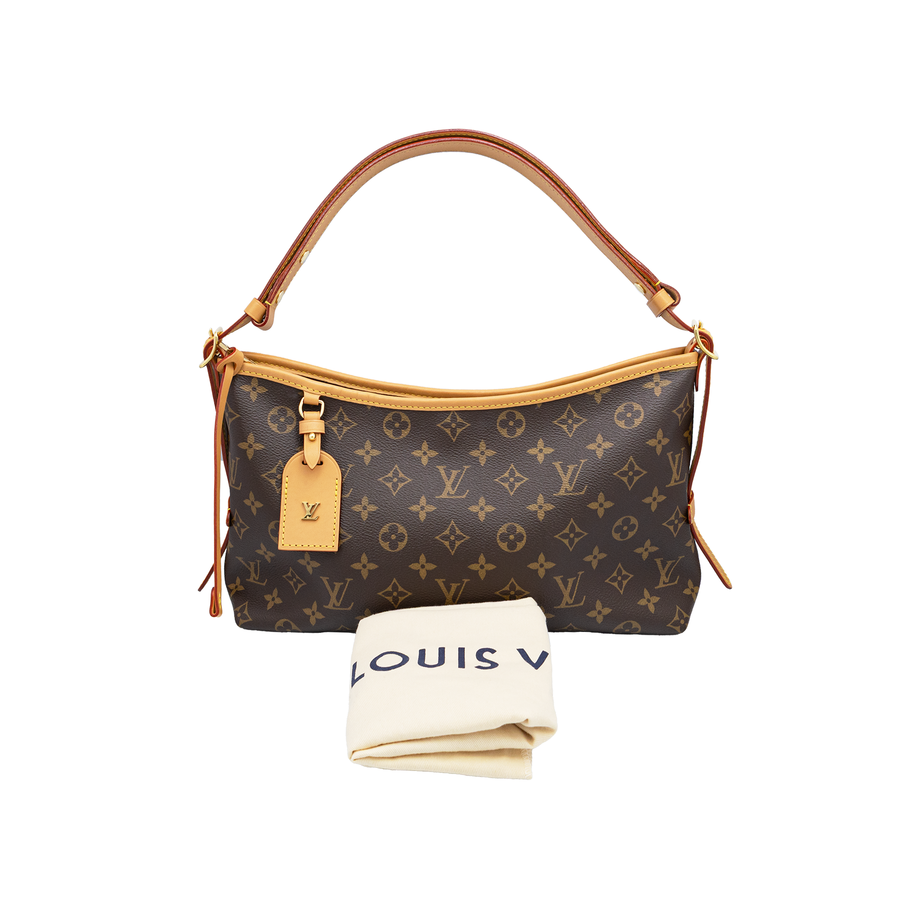 Louis Vuitton CarryAll MM Handbag in Monogram Canvas