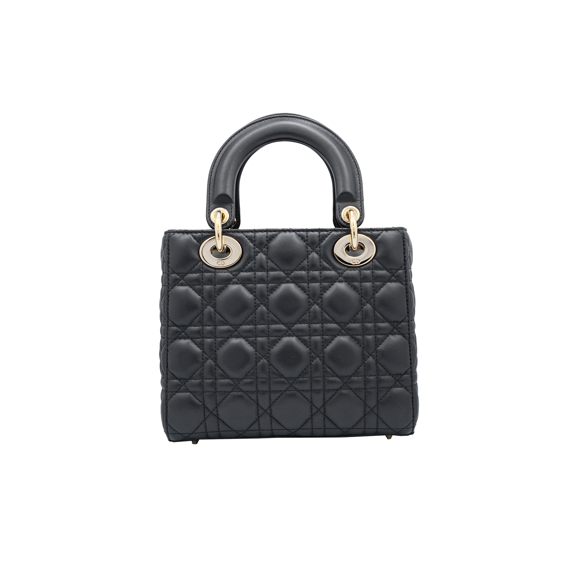 Christian Dior Small Lady Dior in Black Cannage Lambskin