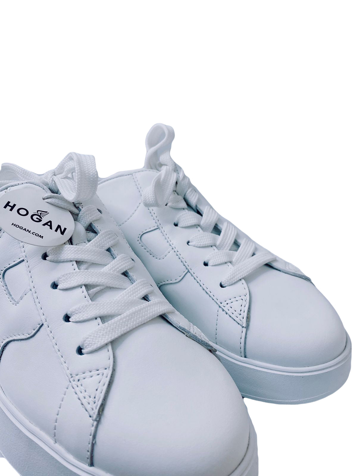 HOGAN WHITE PANELLED SLIP ON SNEAKERS 36.5 My Store