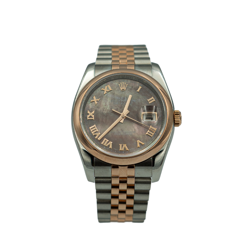 Rolex 116201 DATEJUST 36MM - STEEL & ROSE GOLD DARK MOP My Store