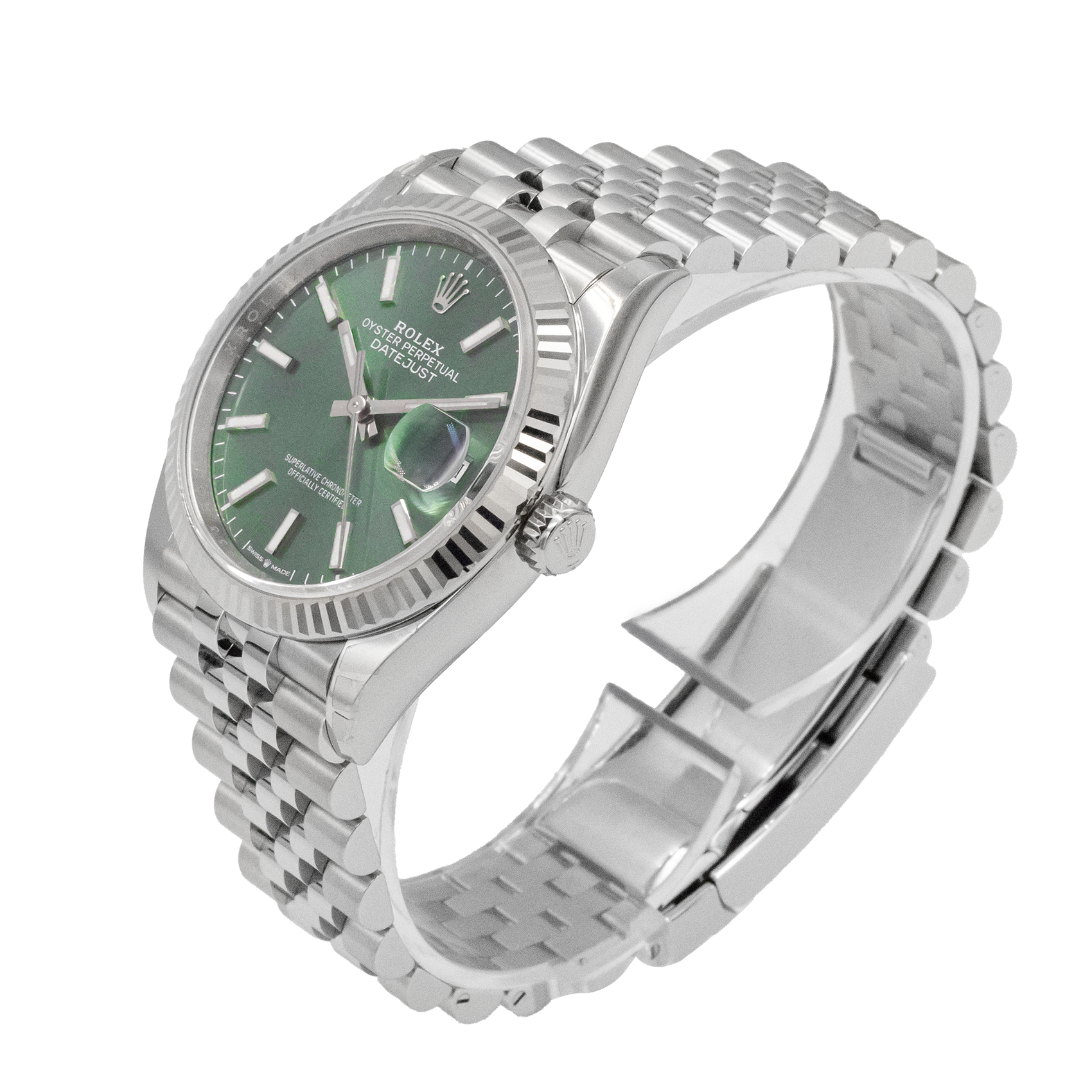 Rolex 126234 Datejust 36mm Mint Green Dial - 2024 Unworn My Store