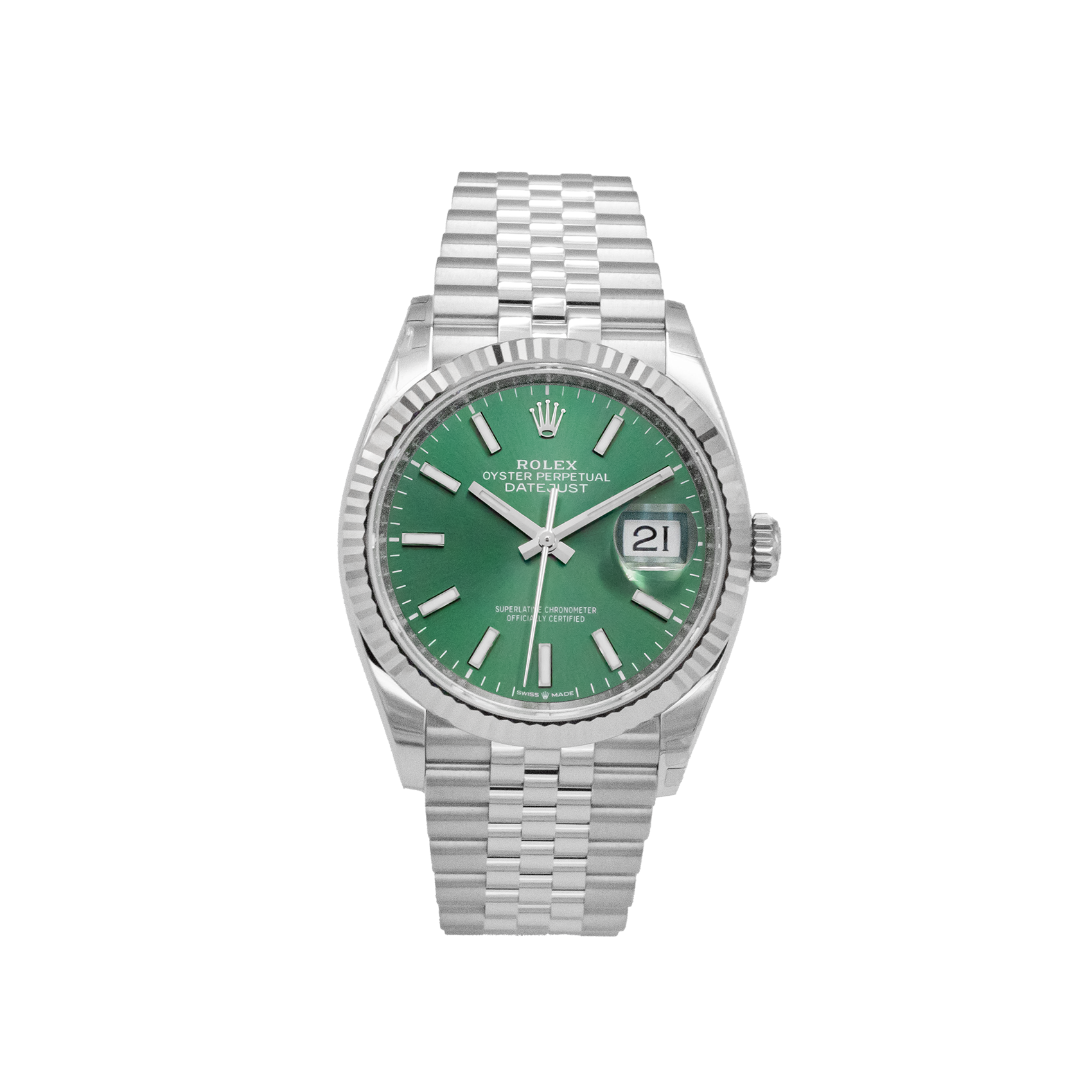 Rolex 126234 Datejust 36mm Mint Green Dial - 2024 Unworn My Store