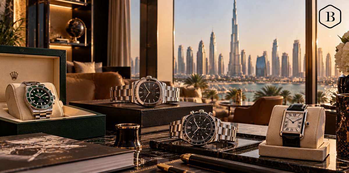 A Dubai Luxury Watch Guide: From Rolex and Patek Philippe to Omega and Cartier Bramleys