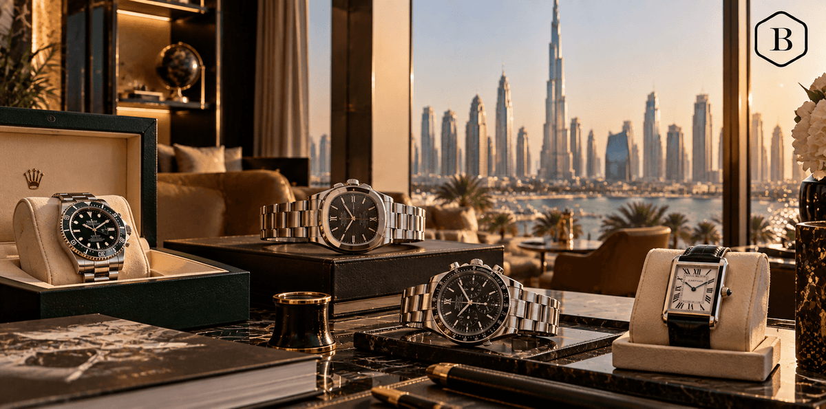 A Dubai Luxury Watch Guide: From Rolex and Patek Philippe to Omega and Cartier Bramleys