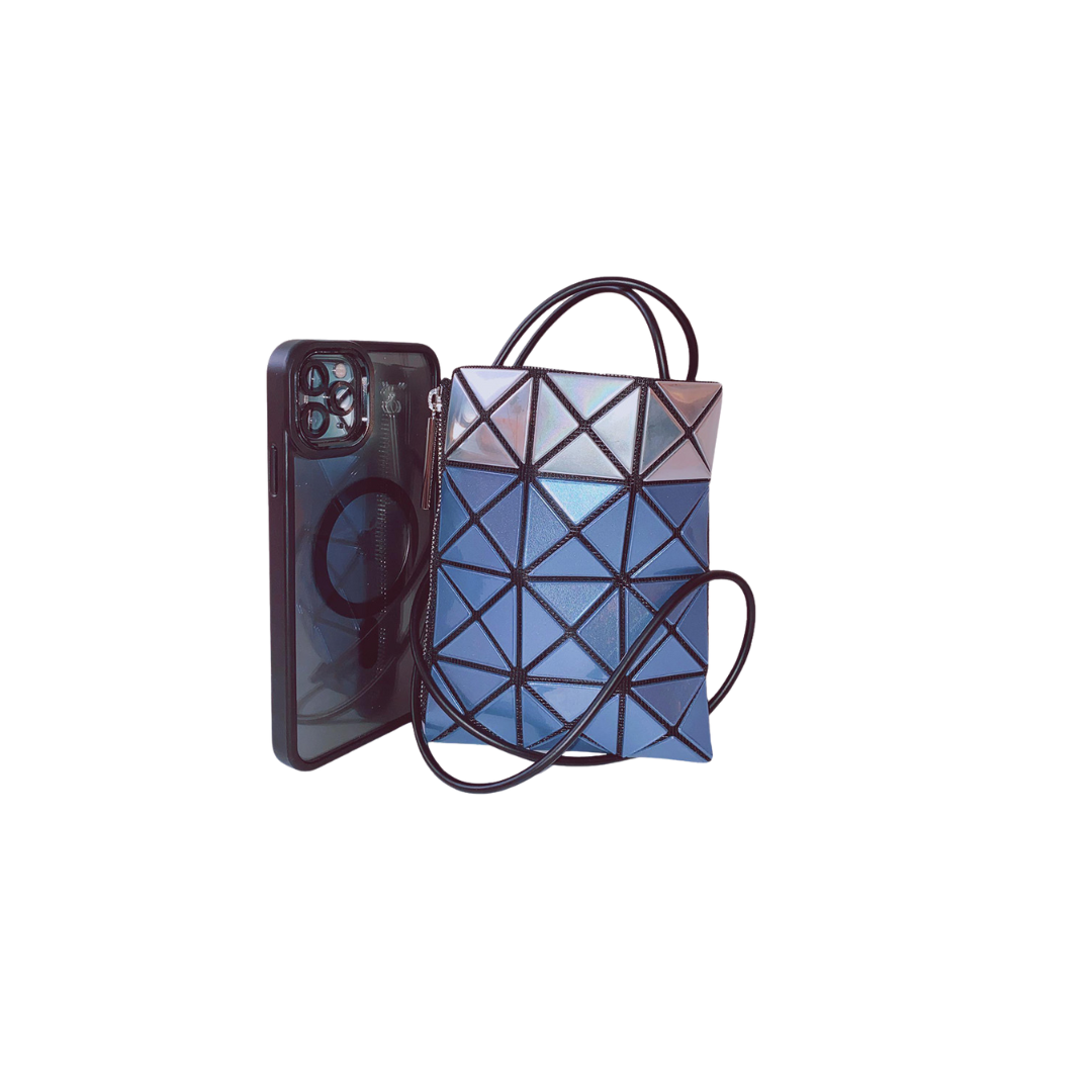 BAO BAO ISSEY MIYAKE - PLATINUM MERMAID CROSSBODY BAG