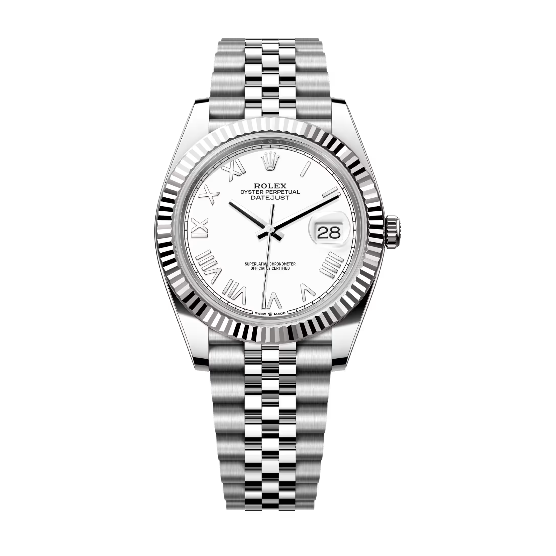 Rolex Datejust 41mm 126334-0024 White Roman Dial - Unworn 2026 