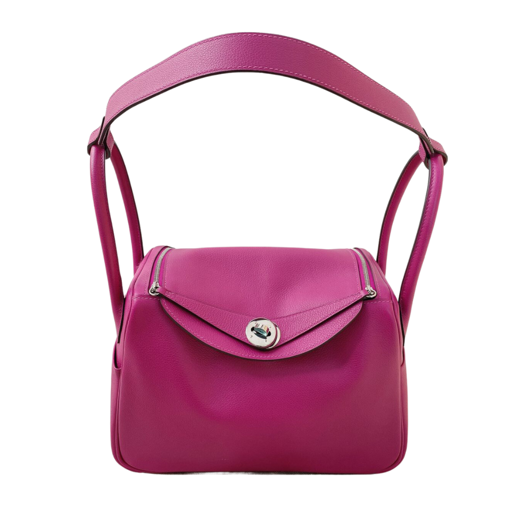 Hermes - ROSE POURPRE EVERCOLOR LINDY 26 BAG