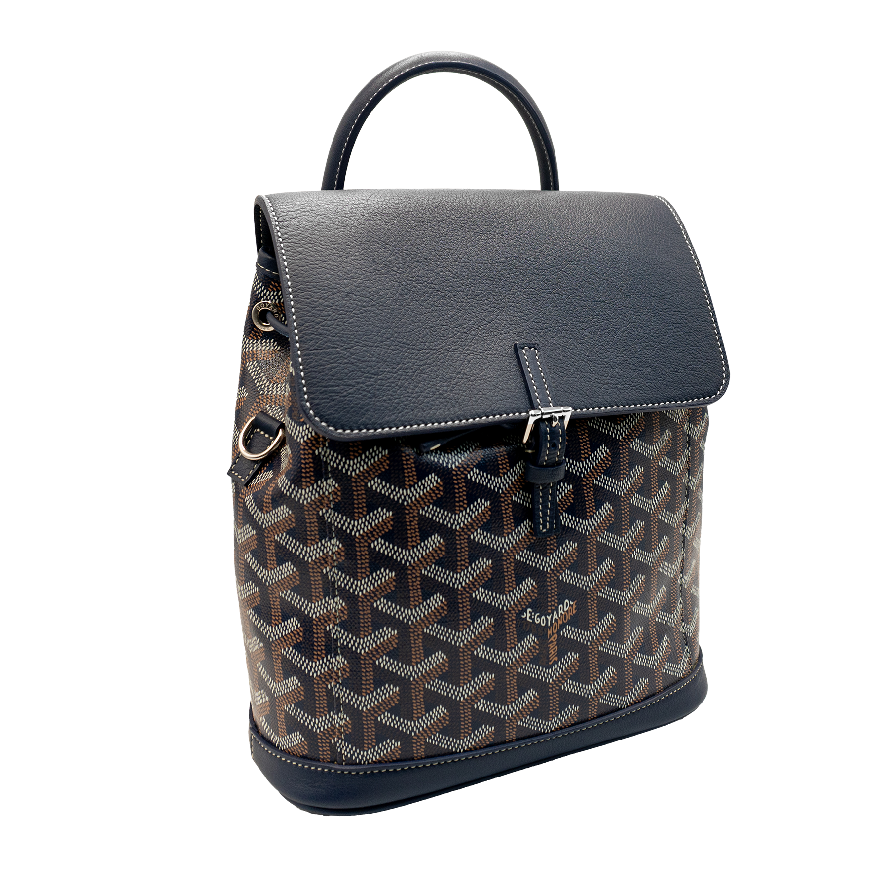 Goyard alpin mm backpack blue