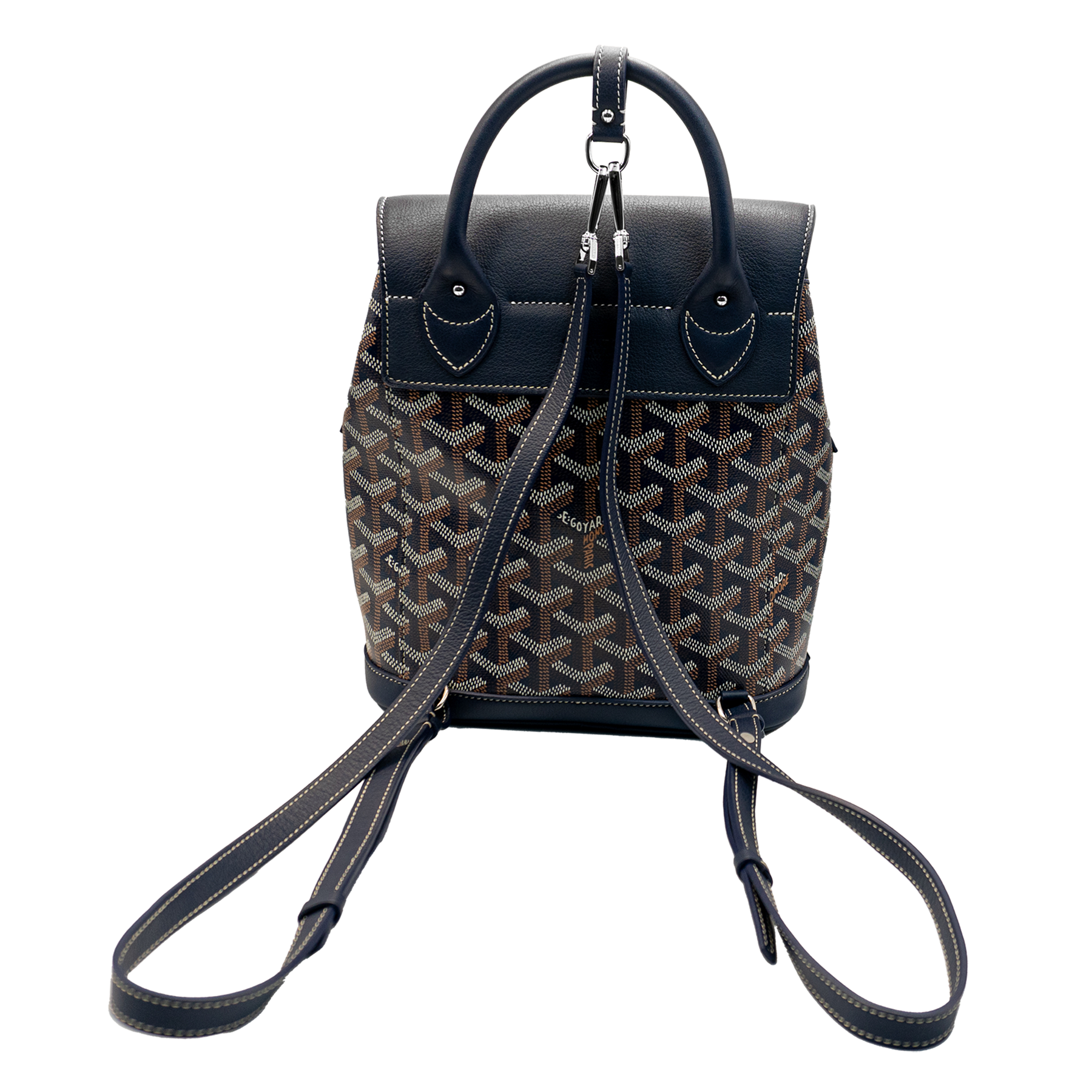 Goyard alpin mm backpack blue